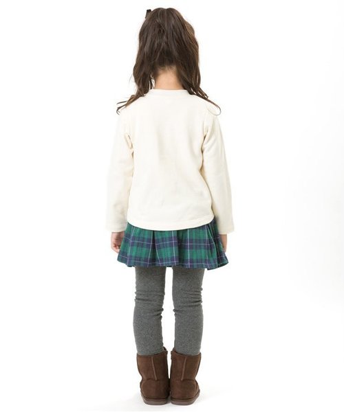 apres les cours（アプレレクール）の「リボンAライントレーナー（スウェット・キッズ・ブラック/アイボリー/ライトグレー/ピンク・140/80/100/120/90/110/130）」の16枚目の写真