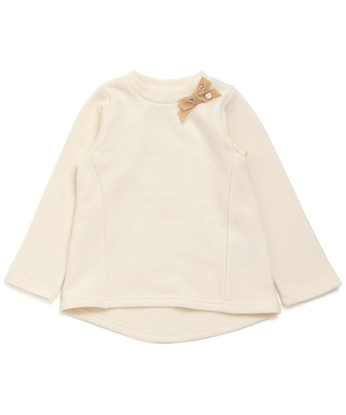 apres les cours（アプレレクール）の「リボンAライントレーナー（スウェット・キッズ・ブラック/アイボリー/ライトグレー/ピンク・140/80/100/120/90/110/130）」の10枚目の写真