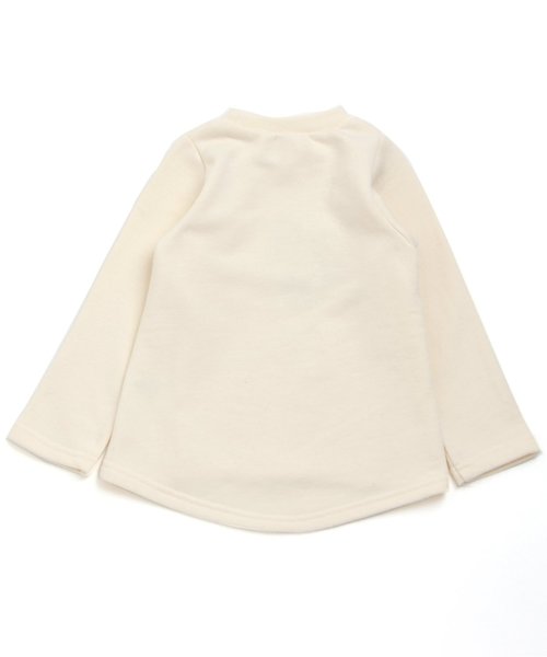 apres les cours（アプレレクール）の「リボンAライントレーナー（スウェット・キッズ・ブラック/アイボリー/ライトグレー/ピンク・140/80/100/120/90/110/130）」の15枚目の写真