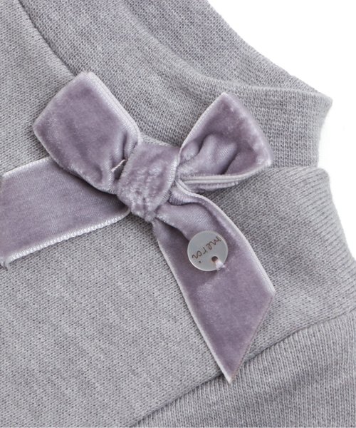 apres les cours（アプレレクール）の「リボンAライントレーナー（スウェット・キッズ・ブラック/アイボリー/ライトグレー/ピンク・140/80/100/120/90/110/130）」の11枚目の写真