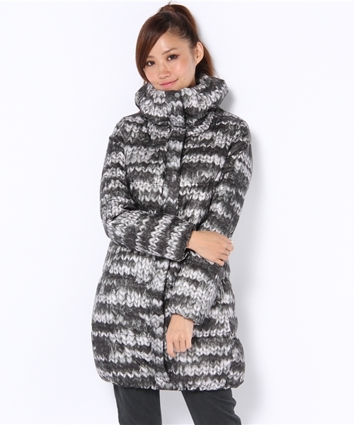 603（ロクマルサン）の「603 ニット柄プリントダウンジャケット  