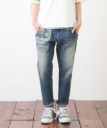 CUBE SUGAR | 抜染プリントデニムパンツ(デニムパンツ)