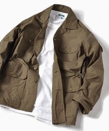 KAPTAIN SUNSHINE×SHIPS: 別注 サファリ シャツ ジャケット