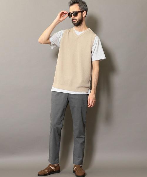 BEAUTY&YOUTH UNITED ARROWS(ビューティーアンドユースユナイテッドアローズ)の「BY ストローコットン アゼ ニット ベスト ◆(ベスト・メンズ・ベージュ/ネイビー・SMALL/MEDIUM/LARGE/X-LARGE)」の17枚目の写真