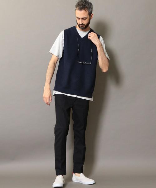 BEAUTY&YOUTH UNITED ARROWS(ビューティーアンドユースユナイテッドアローズ)の「BY ストローコットン アゼ ニット ベスト ◆(ベスト・メンズ・ベージュ/ネイビー・SMALL/MEDIUM/LARGE/X-LARGE)」の19枚目の写真