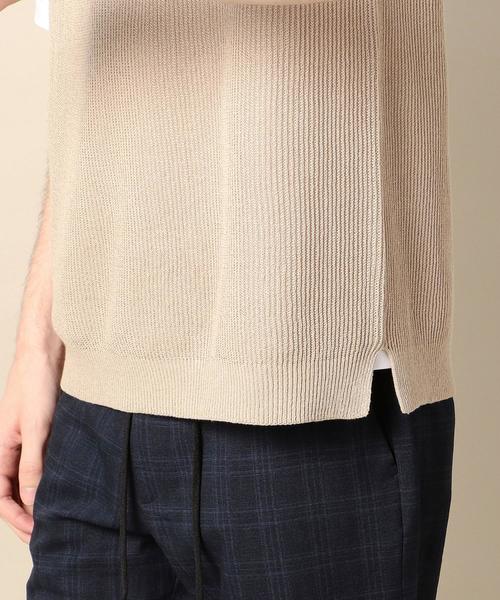 BEAUTY&YOUTH UNITED ARROWS(ビューティーアンドユースユナイテッドアローズ)の「BY ストローコットン アゼ ニット ベスト ◆(ベスト・メンズ・ベージュ/ネイビー・SMALL/MEDIUM/LARGE/X-LARGE)」の15枚目の写真