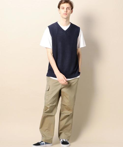 BEAUTY&YOUTH UNITED ARROWS(ビューティーアンドユースユナイテッドアローズ)の「BY ストローコットン アゼ ニット ベスト ◆(ベスト・メンズ・ベージュ/ネイビー・SMALL/MEDIUM/LARGE/X-LARGE)」の7枚目の写真