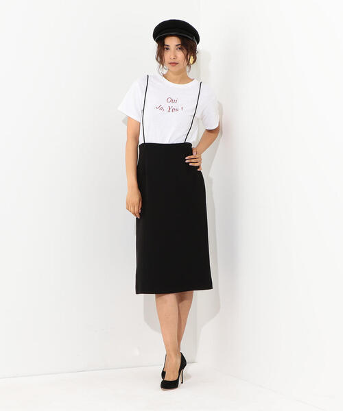 Jewel Changes(ジュエルチェンジズ)の「SMF Oui Tシャツ / ロゴTシャツ(Tシャツ/カットソー・レディース・ブラック/オフホワイト・FREE)」の6枚目の写真