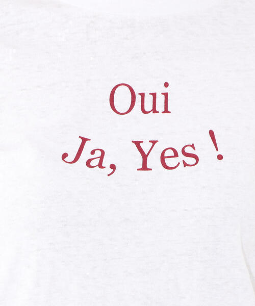 Jewel Changes(ジュエルチェンジズ)の「SMF Oui Tシャツ / ロゴTシャツ(Tシャツ/カットソー・レディース・ブラック/オフホワイト・FREE)」の11枚目の写真