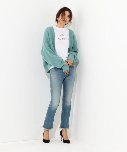 Jewel Changes(ジュエルチェンジズ)の「SMF Oui Tシャツ / ロゴTシャツ(Tシャツ/カットソー・レディース・ブラック/オフホワイト・FREE)」の12枚目の写真