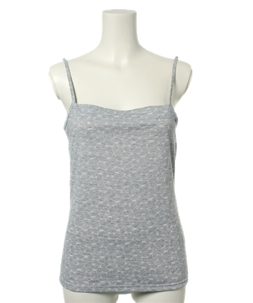 Auntie Rosa（アンティローザ）の「【Auntie Rosa】アロハカットキャミ（キャミソール・レディース・ナチュラル/グリーン/ブルー/グレー・FREE）」の2枚目の写真