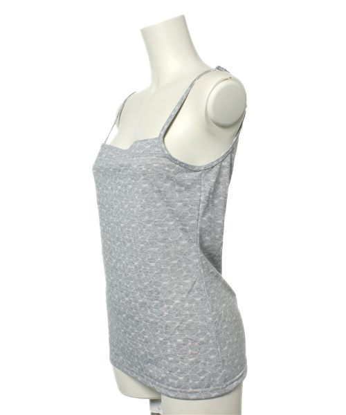 Auntie Rosa（アンティローザ）の「【Auntie Rosa】アロハカットキャミ（キャミソール・レディース・ナチュラル/グリーン/ブルー/グレー・FREE）」の5枚目の写真