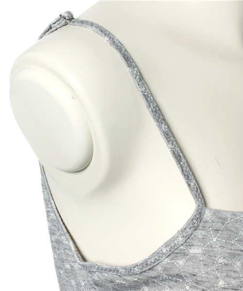 Auntie Rosa（アンティローザ）の「【Auntie Rosa】アロハカットキャミ（キャミソール・レディース・ナチュラル/グリーン/ブルー/グレー・FREE）」の8枚目の写真