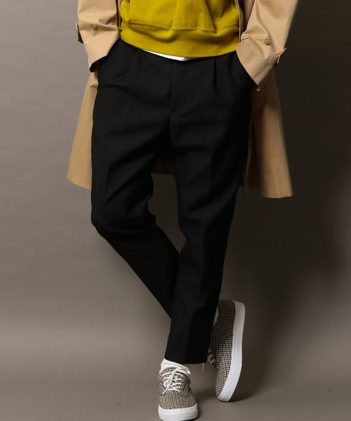 BEAUTY&YOUTH UNITED ARROWS（ビューティーアンドユースユナイテッドアローズ）の「BY TW 1P ワイド テーパードパンツ（その他パンツ・メンズ・ネイビー/ダークグレー/ブラック・X-LARGE/LARGE/SMALL/MEDIUM）」の7枚目の写真