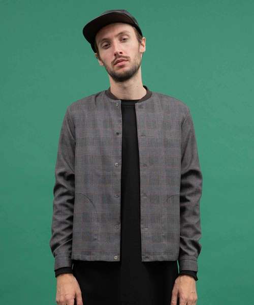 UNITED TOKYO（ユナイテッドトウキョウ）の「ライトMA-1シャツブルゾン（MA-1・メンズ・ダークグレー/ブラック/ネイビー・1/2/3）」の4枚目の写真