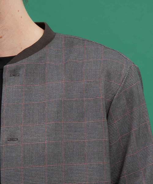 UNITED TOKYO（ユナイテッドトウキョウ）の「ライトMA-1シャツブルゾン（MA-1・メンズ・ダークグレー/ブラック/ネイビー・1/2/3）」の8枚目の写真