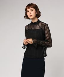 AZUL by moussy | レースハイネックロングスリーブPO(Tシャツ/カットソー)