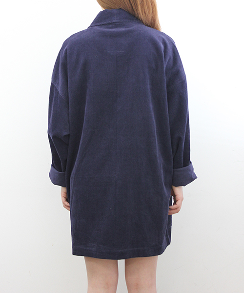 Kastane（カスタネ）の「コーデュロイBIGジャケット（その他アウター・レディース・ベージュ/ネイビー・FREE）」の5枚目の写真