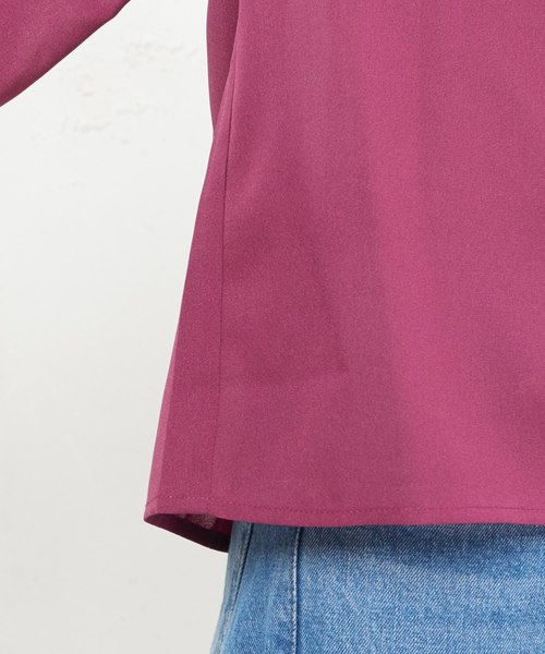 natural couture(ナチュラルクチュール)の「PPいろいろ柄ブラウス(シャツ/ブラウス・レディース・ブラック/パープル/ブラウン/アイボリー/キャメル/レオパード・FREE)」の22枚目の写真