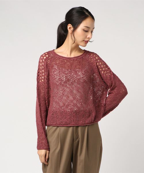 BILLABONG(ビラボン)の「BILLABONGレディースSEAYASOONセーター(ニット/セーター・レディース・ブラック/エンジ/アイボリー・SMALL)」の3枚目の写真