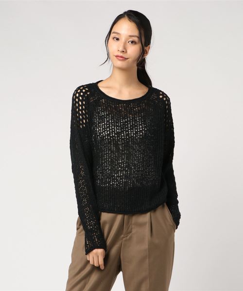 BILLABONG(ビラボン)の「BILLABONGレディースSEAYASOONセーター(ニット/セーター・レディース・ブラック/エンジ/アイボリー・SMALL)」の1枚目の写真