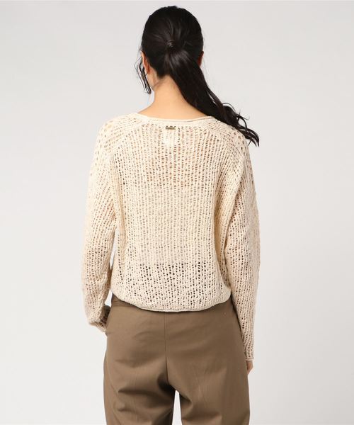 BILLABONG(ビラボン)の「BILLABONGレディースSEAYASOONセーター(ニット/セーター・レディース・ブラック/エンジ/アイボリー・SMALL)」の4枚目の写真