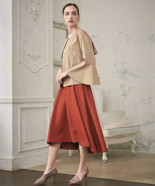 イレヘムフレアミモレ丈スカート（スカート）｜GIRL（ガール） 5,082円