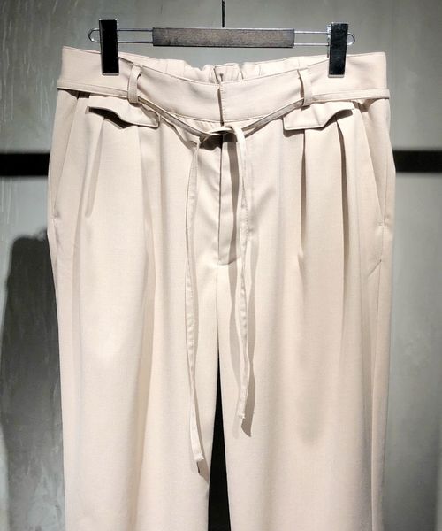 Toironier（トワロニエ）の「Toironier/トワロニエ/TROUSERS/ﾄﾗｳｻﾞｰｽﾞ（スラックス・メンズ・ブラック/ベージュ/グリーン/グレー・FREE）」の11枚目の写真