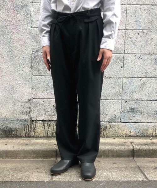 Toironier（トワロニエ）の「Toironier/トワロニエ/TROUSERS/ﾄﾗｳｻﾞｰｽﾞ（スラックス・メンズ・ブラック/ベージュ/グリーン/グレー・FREE）」の7枚目の写真