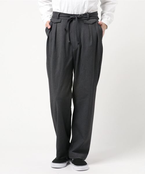 Toironier（トワロニエ）の「Toironier/トワロニエ/TROUSERS/ﾄﾗｳｻﾞｰｽﾞ（スラックス・メンズ・ブラック/ベージュ/グリーン/グレー・FREE）」の13枚目の写真