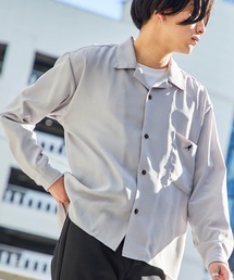 KANGOL | ▽WEB限定 KANGOL/カンゴール 別注 L/Sリラックスオープンカラーシャツ(シャツ/ブラウス)