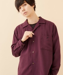 ▽WEB限定 KANGOL/カンゴール 別注 L/Sリラックスオープンカラーシャツ