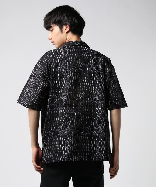 FULL-BK（フルビーケー）の「FULL-BK CROCODILE SHIRT (90864370)（シャツ/ブラウス・メンズ・ブラック・MEDIUM/LARGE/X-LARGE）」の4枚目の写真