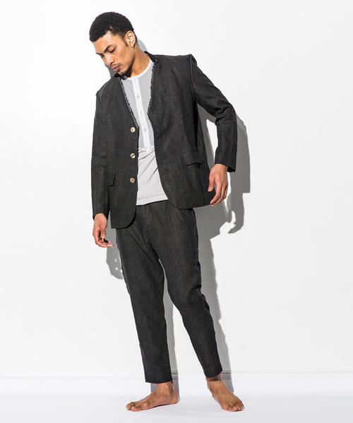 C DIEM（カルペディエム）の「C DIEM(カルペディエム)タキシードパンツ（その他パンツ・メンズ・チャコールグレー・SMALL/MEDIUM/LARGE）」の2枚目の写真