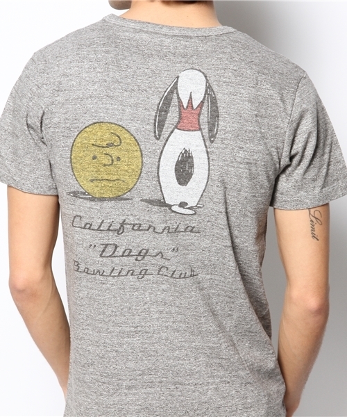 BEAMS T（ビームスティー）の「JACKSON MATISSE / SNOOPY Bowling（Tシャツ/カットソー・メンズ・ホワイト/グレー・SMALL/MEDIUM/LARGE）」の9枚目の写真