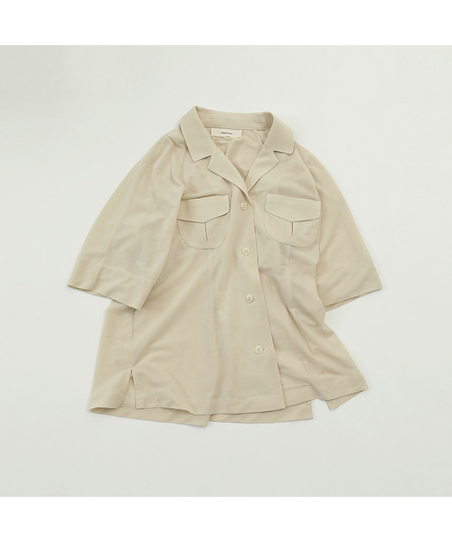 TODAYFUL（トゥデイフル）の「Vintageポケットシャツ（シャツ/ブラウス・レディース・アイボリー/モカ・FREE）」の6枚目の写真