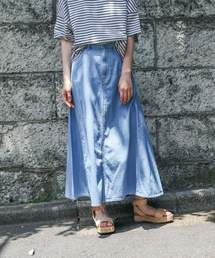 ライトオンスデニムフレアスカート / LAKOLE