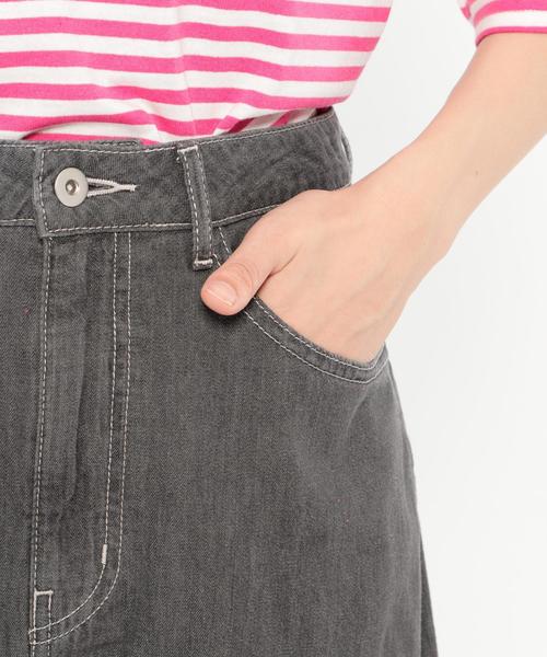 LAKOLE（ラコレ）の「ライトオンスデニムフレアスカート / LAKOLE（デニムスカート・レディース・インディゴブルー/ライトブルー/グレー・SMALL/MEDIUM）」の15枚目の写真