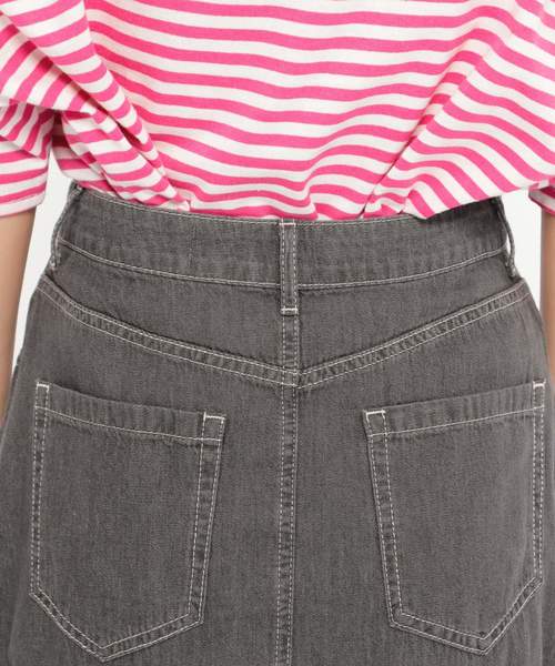 LAKOLE（ラコレ）の「ライトオンスデニムフレアスカート / LAKOLE（デニムスカート・レディース・インディゴブルー/ライトブルー/グレー・SMALL/MEDIUM）」の17枚目の写真