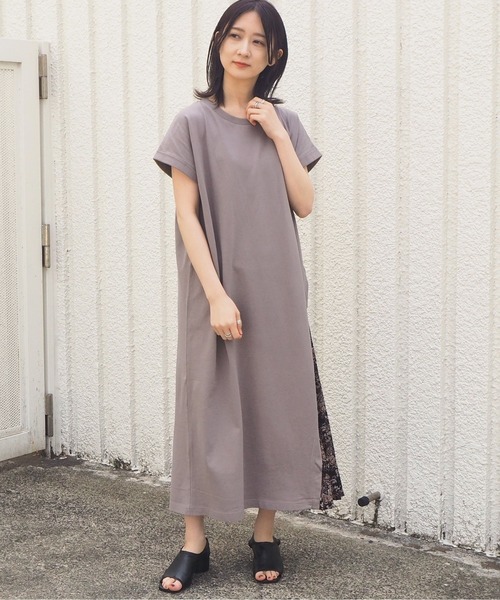 tiptop（ティップトップ）の「プリーツ切り替えロングワンピース（ワンピース・レディース・ブラック/ベージュ/ブラウン/アイボリー/グレイッシュベージュ/A/B/C/D/E・FREE）」の19枚目の写真