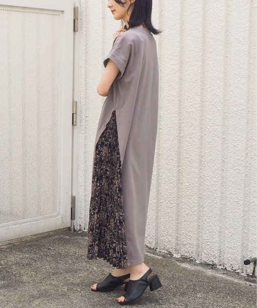 tiptop（ティップトップ）の「プリーツ切り替えロングワンピース（ワンピース・レディース・ブラック/ベージュ/ブラウン/アイボリー/グレイッシュベージュ/A/B/C/D/E・FREE）」の20枚目の写真