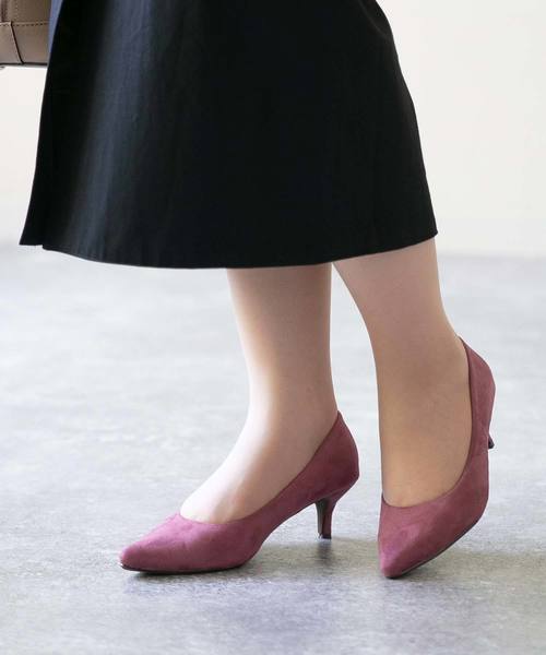 menue（メヌエ）の「イイ女ポインテッドシリーズ 5cm ピンヒールver. 歩きやすさもキレイも叶える ポインテッドトゥ ハイヒールパンプス（パンプス・レディース・アッシュグレー/カーキ/ブルー/ボルドー/グレー系その他/キャメル/ピンク系その他/レオパード/チェック/ブラック系その他3/ブラック系その他4/ベージュ系その他2/ブラック/ブラック系その他/ブラック系その他2/パイソン/ブラウン系その他・22cm/22.5cm/23cm/23.5cm/24cm/24.5cm/25cm/25.5cm/26cm/26.5cm/27cm/21cm/21.5cm/26.0cm/27.0cm）」の14枚目の写真