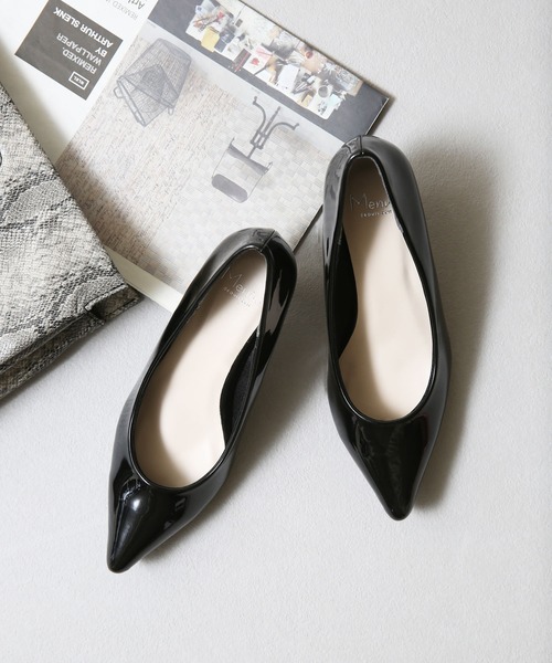 menue（メヌエ）の「イイ女ポインテッドシリーズ 5cm ピンヒールver. 歩きやすさもキレイも叶える ポインテッドトゥ ハイヒールパンプス（パンプス・レディース・アッシュグレー/カーキ/ブルー/ボルドー/グレー系その他/キャメル/ピンク系その他/レオパード/チェック/ブラック系その他3/ブラック系その他4/ベージュ系その他2/ブラック/ブラック系その他/ブラック系その他2/パイソン/ブラウン系その他・22cm/22.5cm/23cm/23.5cm/24cm/24.5cm/25cm/25.5cm/26cm/26.5cm/27cm/21cm/21.5cm/26.0cm/27.0cm）」の4枚目の写真