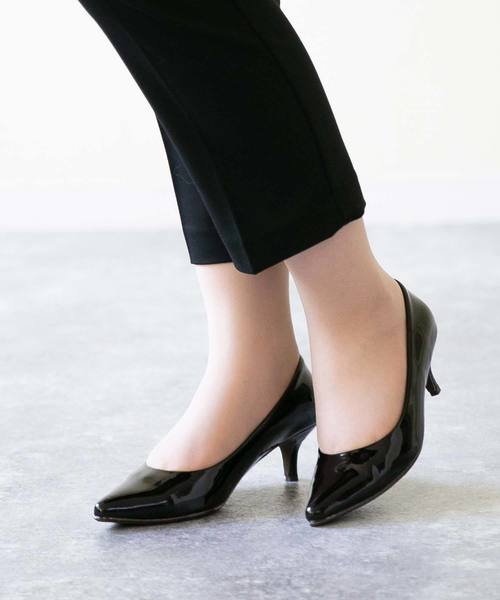 menue（メヌエ）の「イイ女ポインテッドシリーズ 5cm ピンヒールver. 歩きやすさもキレイも叶える ポインテッドトゥ ハイヒールパンプス（パンプス・レディース・アッシュグレー/カーキ/ブルー/ボルドー/グレー系その他/キャメル/ピンク系その他/レオパード/チェック/ブラック系その他3/ブラック系その他4/ベージュ系その他2/ブラック/ブラック系その他/ブラック系その他2/パイソン/ブラウン系その他・22cm/22.5cm/23cm/23.5cm/24cm/24.5cm/25cm/25.5cm/26cm/26.5cm/27cm/21cm/21.5cm/26.0cm/27.0cm）」の18枚目の写真