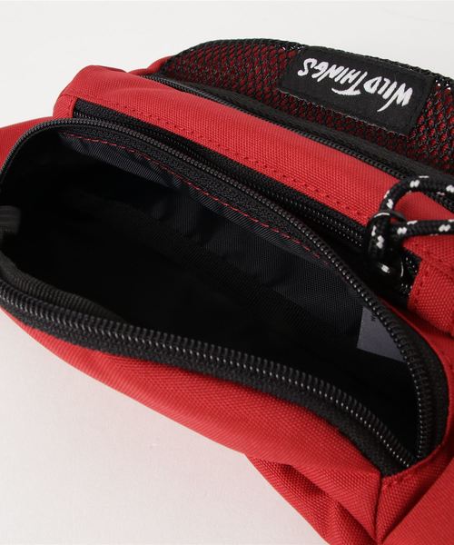 WILD THINGS（ワイルドシングス）の「WILDTHINGS / ワイルドシングス CORDURA BODY BAG（ボディバッグ/ウエストポーチ・メンズ・オレンジ/パープル/ブラック/オリーブ/レッド・FREE）」の16枚目の写真