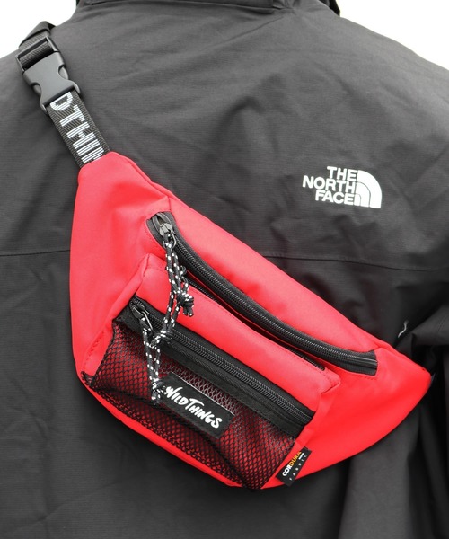 WILD THINGS（ワイルドシングス）の「WILDTHINGS / ワイルドシングス CORDURA BODY BAG（ボディバッグ/ウエストポーチ・メンズ・オレンジ/パープル/ブラック/オリーブ/レッド・FREE）」の5枚目の写真