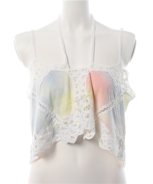 Kastane（カスタネ）の「【Kastane】タイダイレースキャミ（タンクトップ・レディース・ピンク/グリーン・FREE）」の10枚目の写真