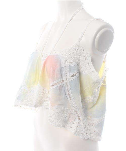 Kastane（カスタネ）の「【Kastane】タイダイレースキャミ（タンクトップ・レディース・ピンク/グリーン・FREE）」の8枚目の写真