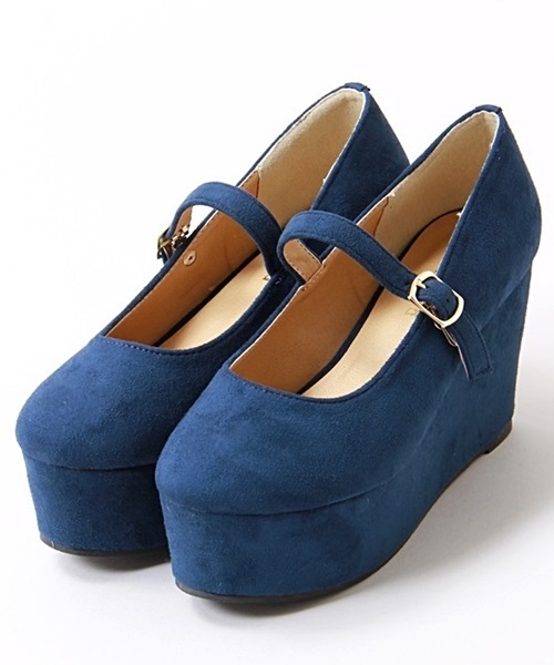 WEGO（ウィゴー）の「WEGO/スエードタッチパンプス（パンプス・レディース・ブラック/キャメル/ピンク/ワイン/ネイビー・23.5cm/24.5cm）」の13枚目の写真