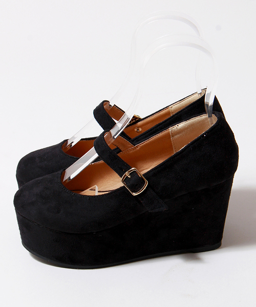 WEGO（ウィゴー）の「WEGO/スエードタッチパンプス（パンプス・レディース・ブラック/キャメル/ピンク/ワイン/ネイビー・23.5cm/24.5cm）」の11枚目の写真